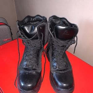 Men’s rocky leather winter combat boots